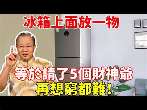 冰箱上面放什麼招財|居家風水｜冰箱影響財運？陽宅風水6大要訣，教你招 